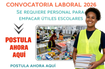 Se Busca Personal para Empacado de Útiles Escolares